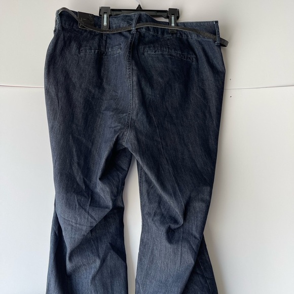 Torrid Jeans Glitter Belt Denim Bootcut Jeans Stretch Relaxed Plus Size 24R - Picture 10 of 16